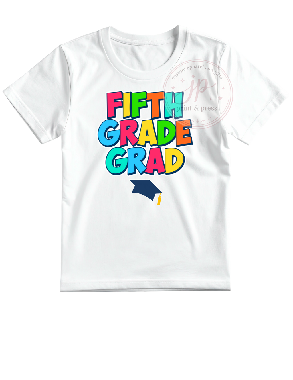 Colorful Graduation Tee