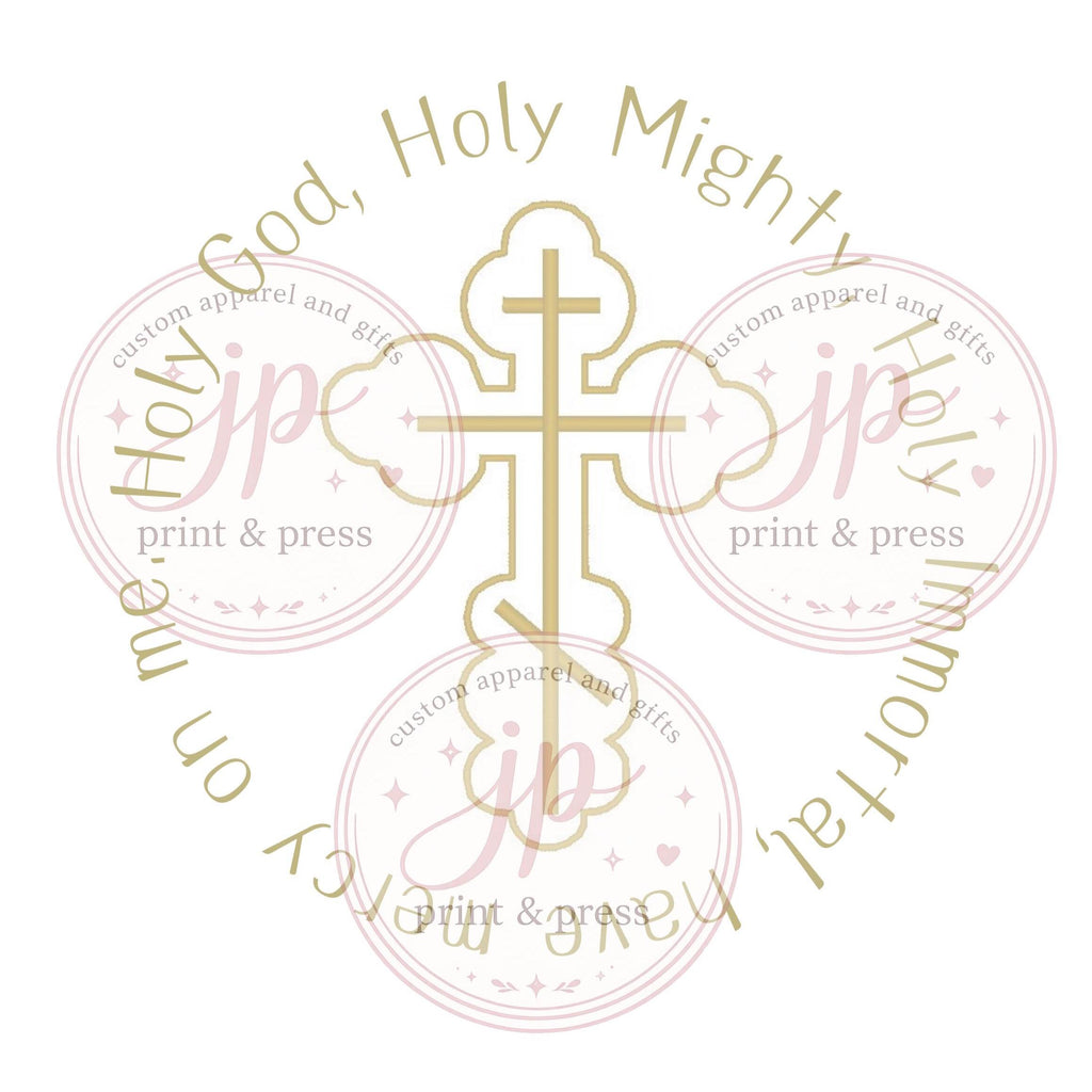 Holy God, Holy Mighty T-shirt, Orthodox T-shirt