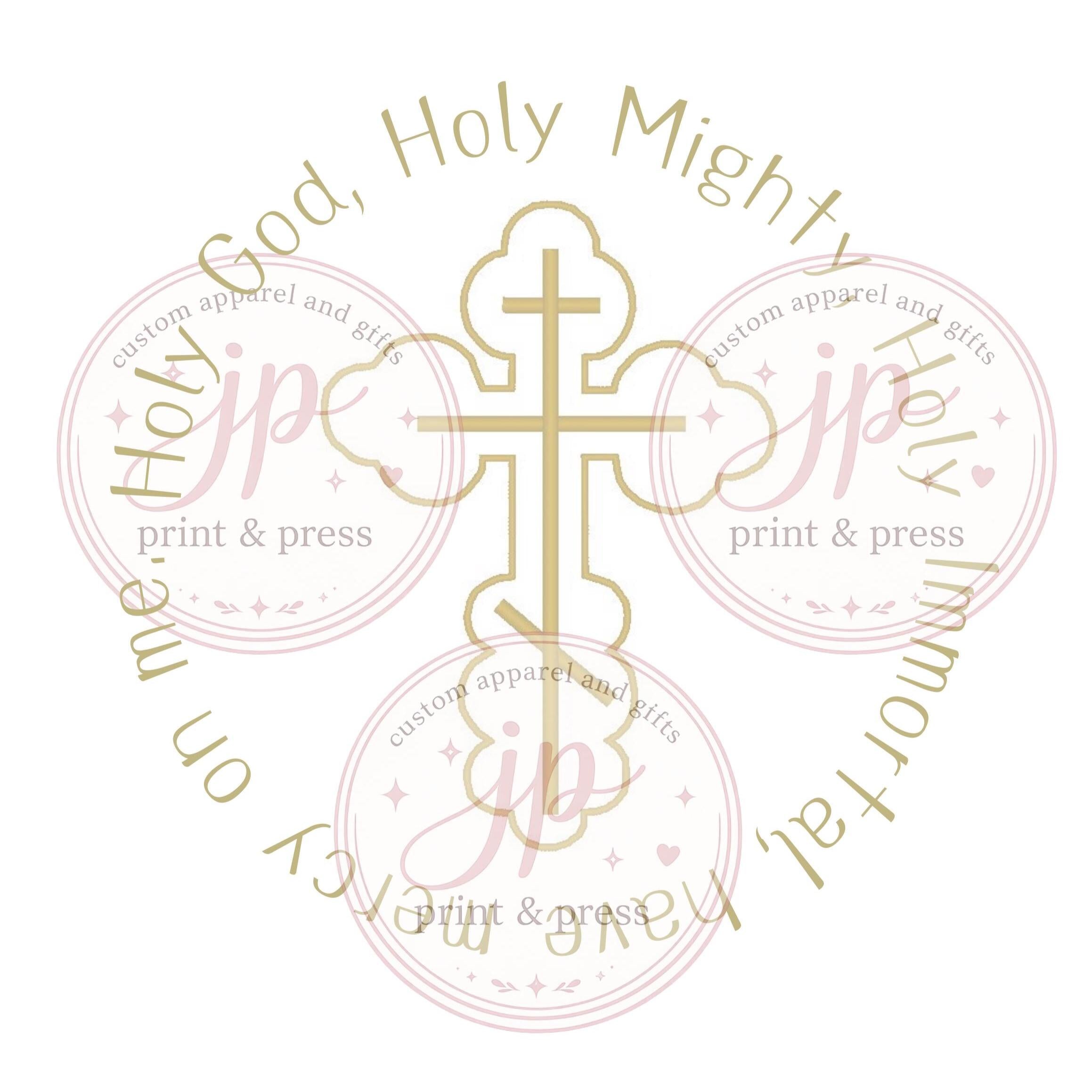 Holy God, Holy Mighty T-shirt, Orthodox T-shirt