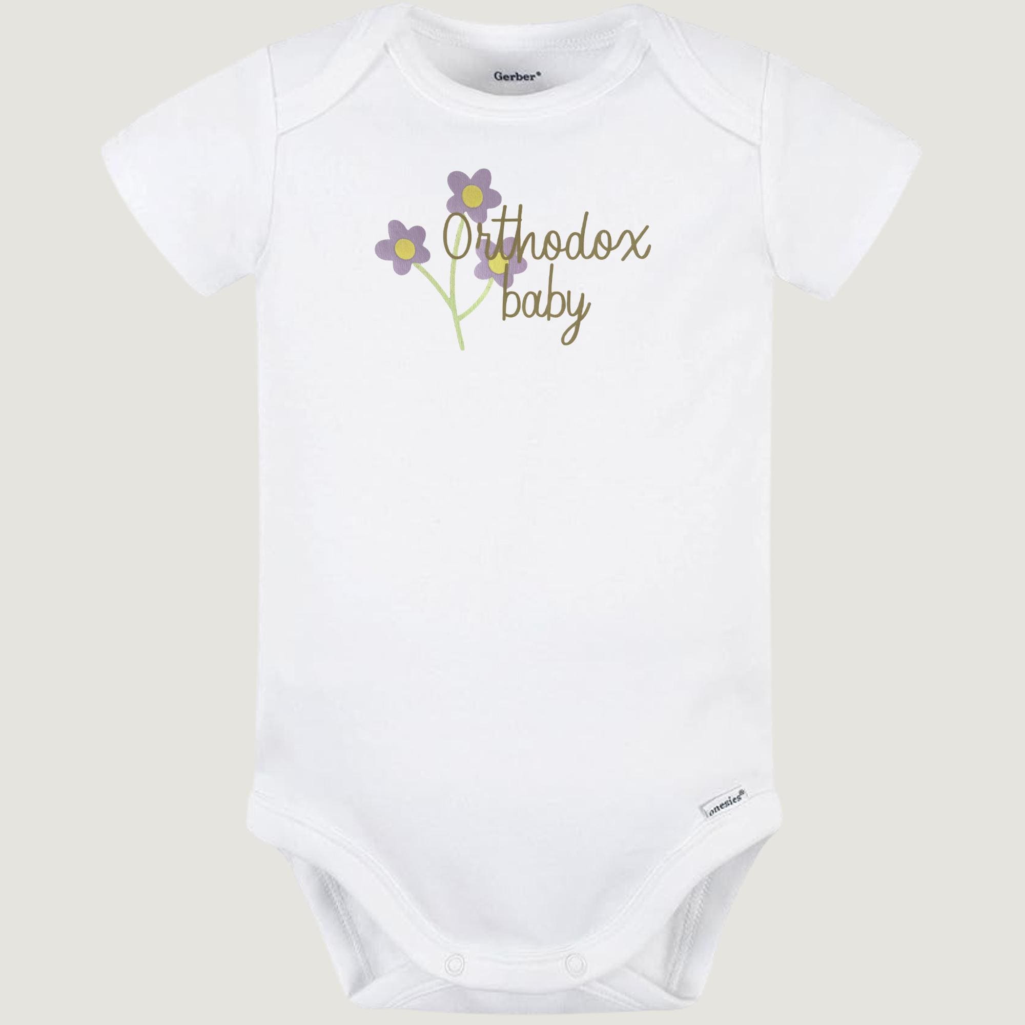 Orthodox baby onesie