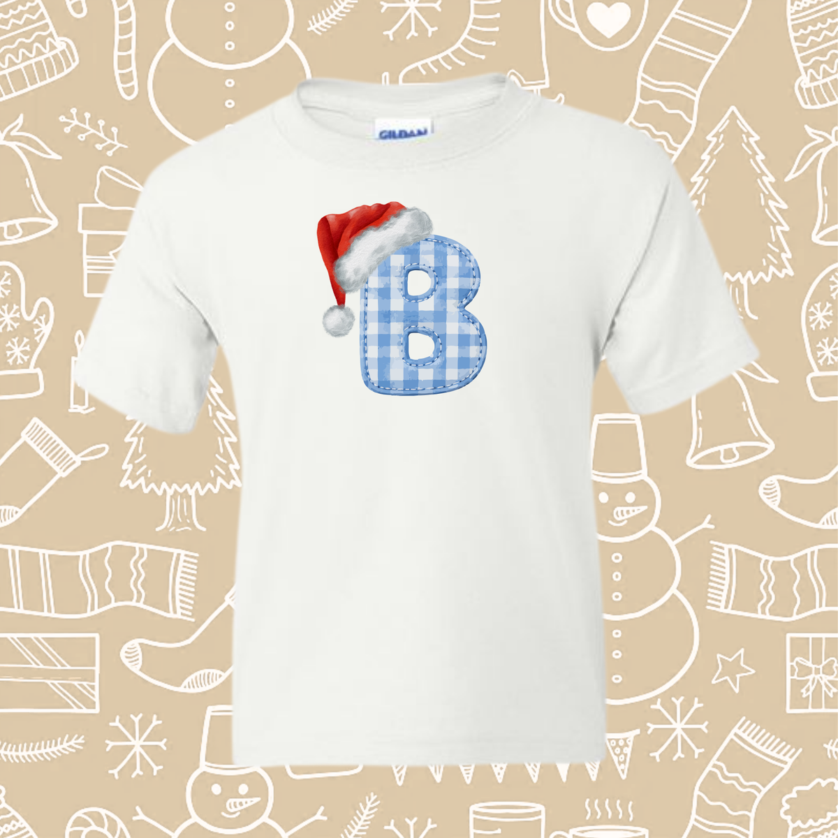 20 OPTIONS! - Youth Personalized Holiday Tee