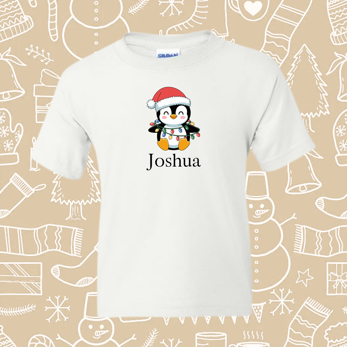 20 OPTIONS! - Youth Personalized Holiday Tee