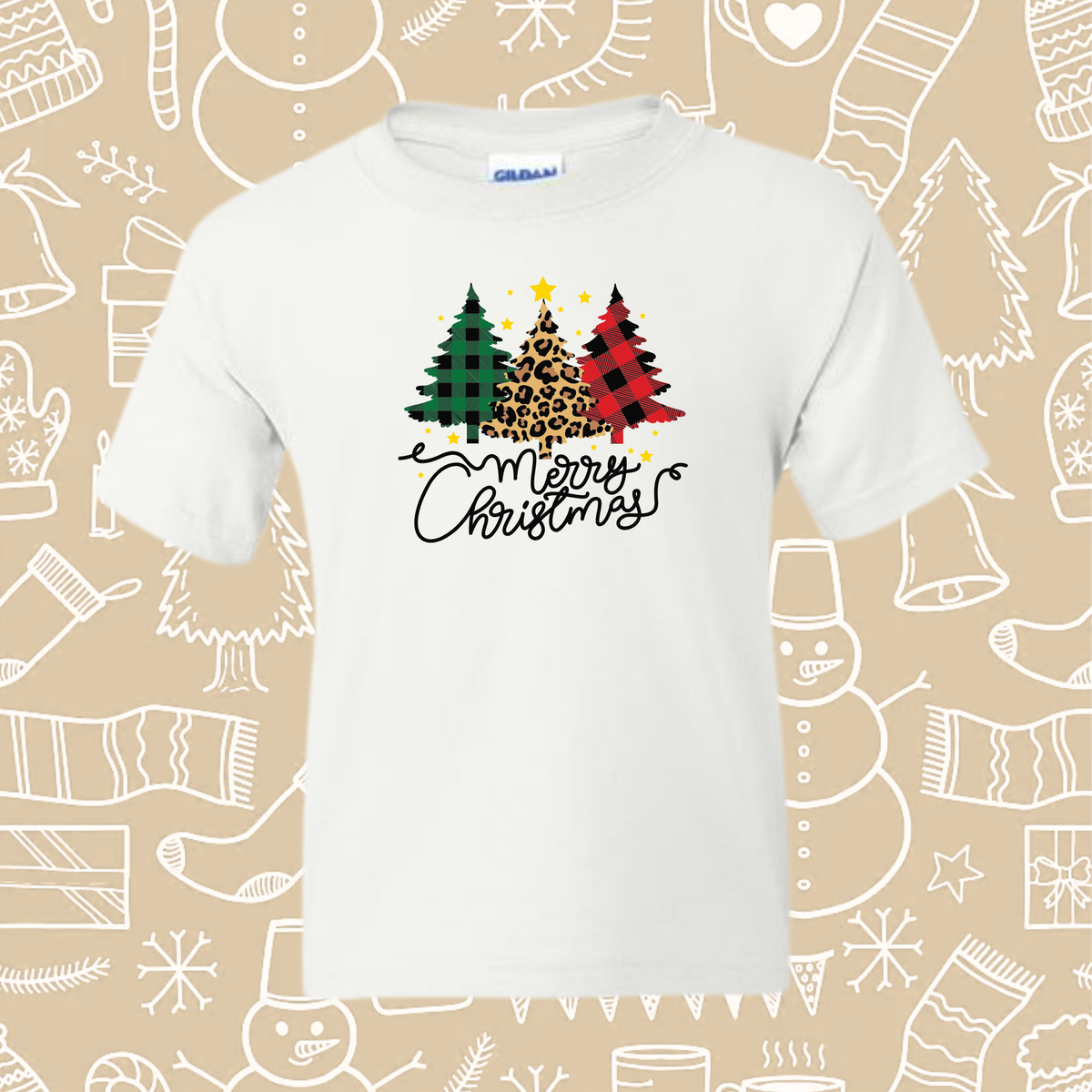 Plaid Trees Tee
