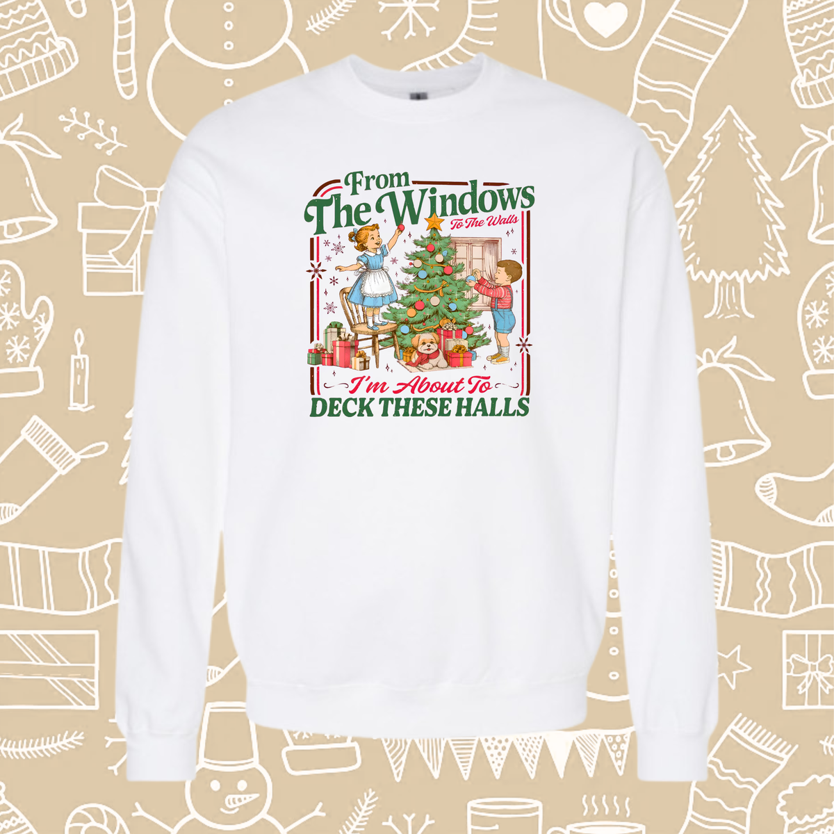 Deck These Halls Crewneck Sweatshirt