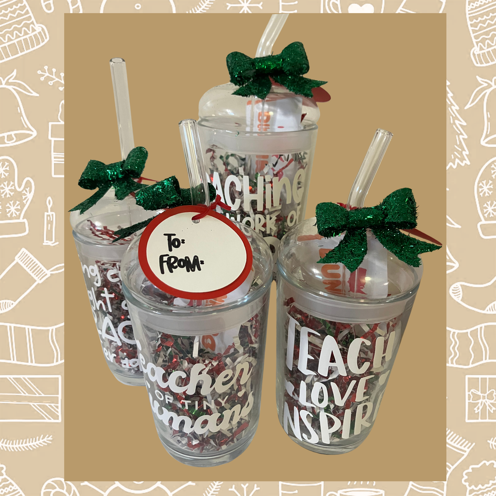 Glass Teacher Tumbler