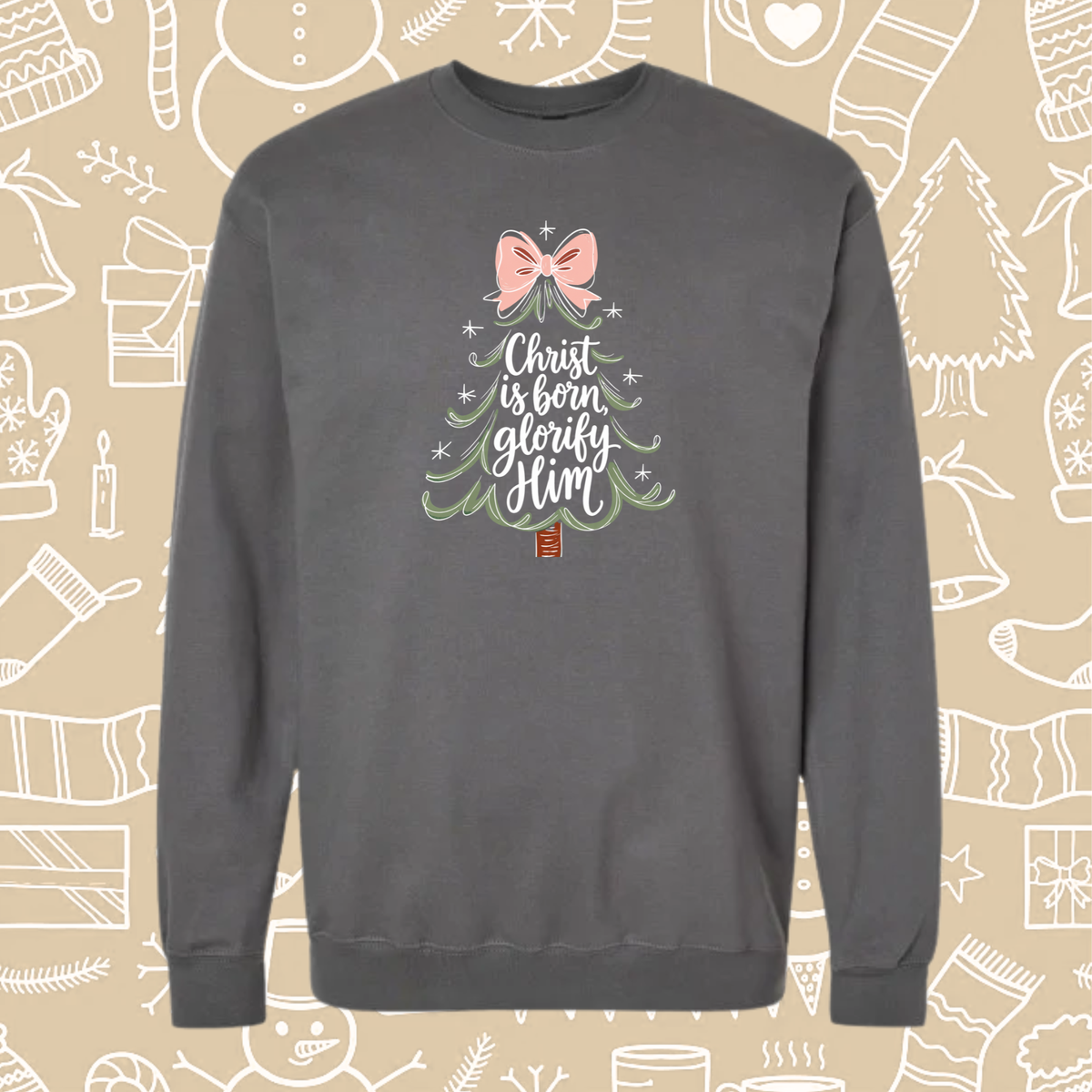 Orthodox Christ is Born Crewneck Sweatshirt