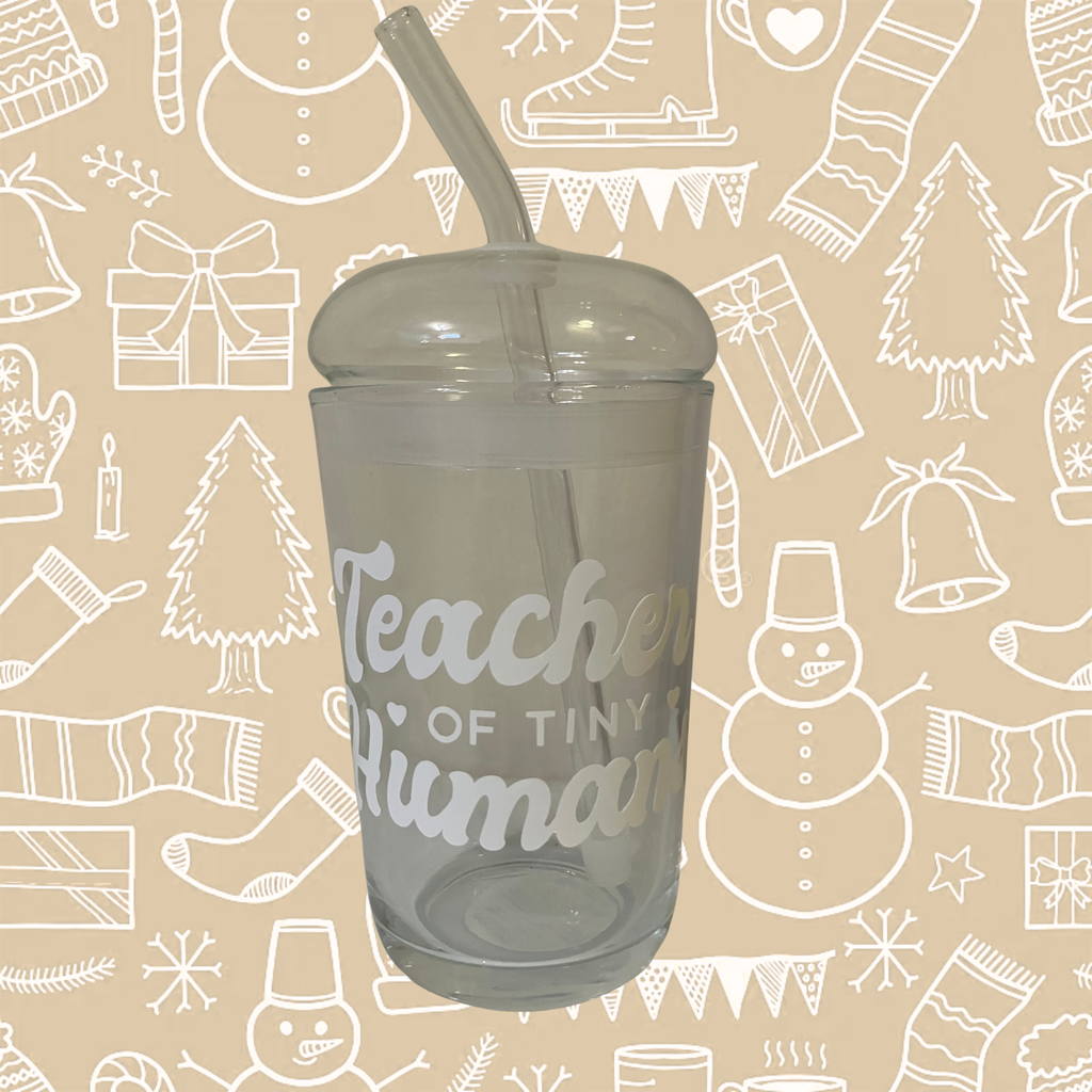 Glass Teacher Tumbler