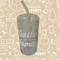 Glass Teacher Tumbler